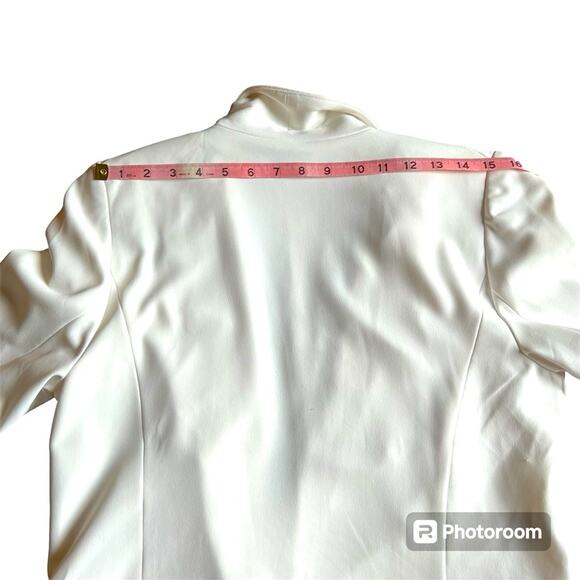 House Of Harlow 1960 Double Breasted White Blazer- Size Small - Picture 13 of 13